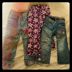 Girls 3T jean bundle